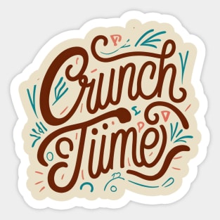 Crunch Time Sticker